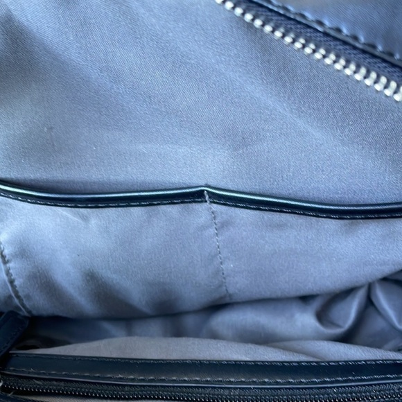 Adrienne Vittadini Hand bag/ Purse Black Signature Fabric - Picture 7 of 13